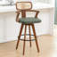 Swivel Upholstered Counter Stool-834109327-834109320