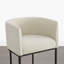 Tabouret de comptoir rembourré avec structure en métal-1388898477