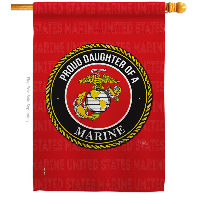 Drapeau de maison en polyester à 2 côtés 40 x 28 po