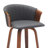 Boeschen Swivel Counter or Bar Height Upholstered Bar Stool with Arms and Footrest in Wood-1987370489-1987370487