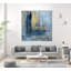 «Golden Blues I», reproduction d'art sur toile géante 84 po x 84 po-59884939