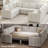 Seybert U Shaped Sofa Oversized Pullout Sofa Bed Modular Sectional Couch Convertible Sleeper-113420981