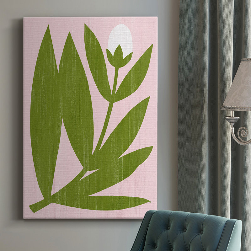 Flower Cuttng - impression sur toile tendue, L 12 po x H 18 po