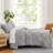 Pinch Pleated, Pintuck Duvet Cover Set with matching shams-227736016-227736030