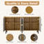 Buffet Buffet avec rangement, grands buffets avec tablettes réglables, console Buffet pour cuisine / salon / couloir-1603185896