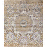 Geometric Area Rug in Camel