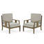 Ensemble de chaises d'extérieur en teck avec coussins Louque-651251286-651570812