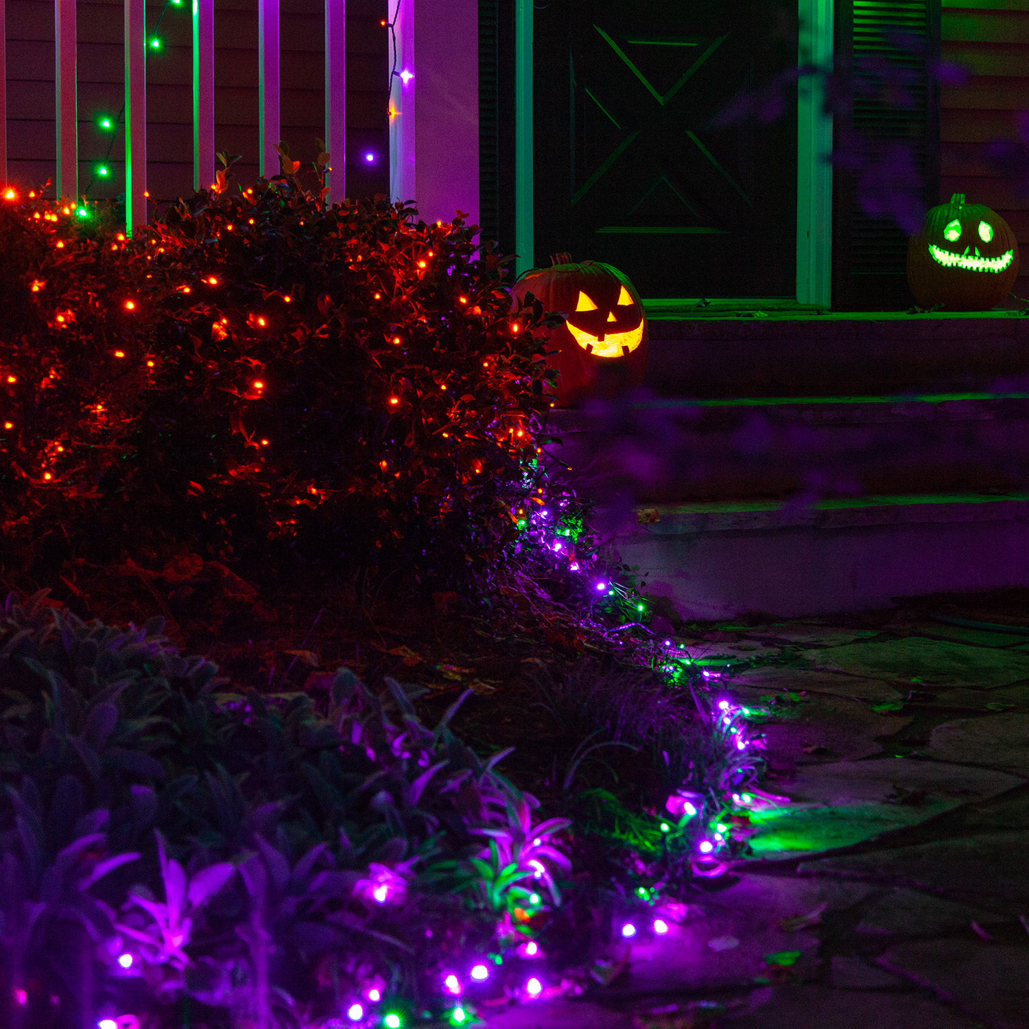 17' LED Twinkle String Lights, Orange
