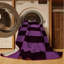 Tapis mauve lavable à la machine-2008965101