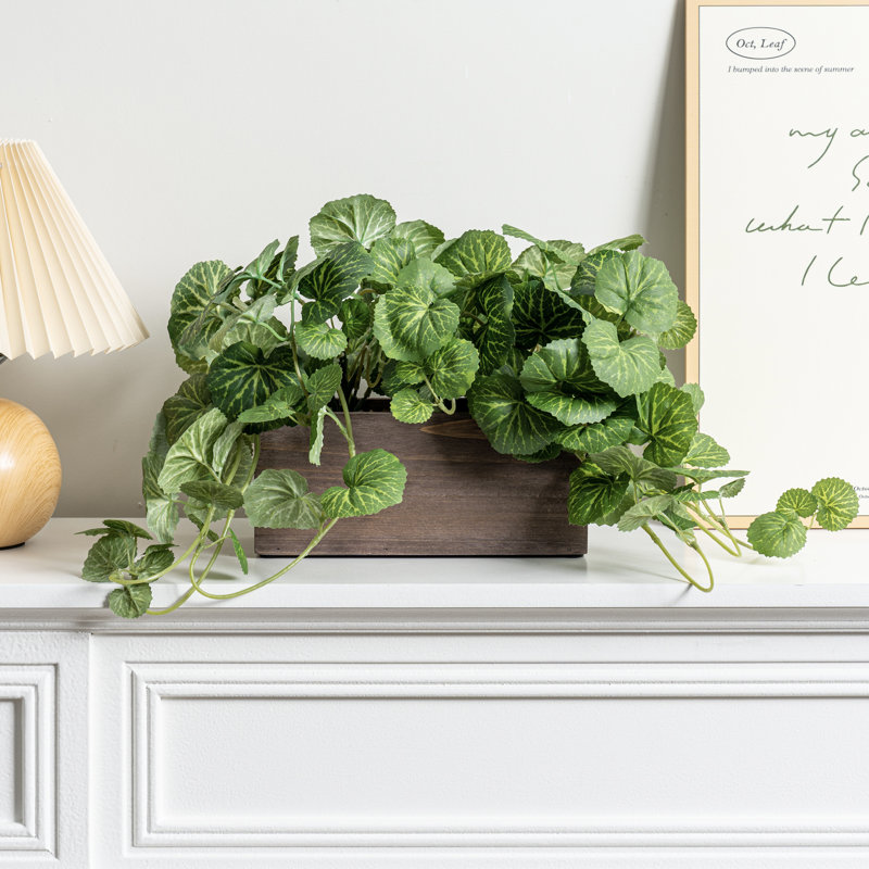Fausse plante artificielle bégonia en pot