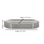 Ensemble d'accessoires de salle de bain 4 pièces Metropolitan