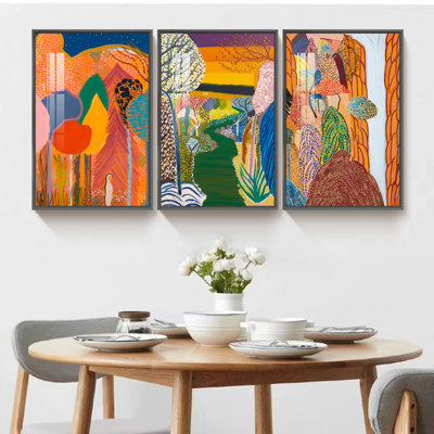 " Abstract " 3 - Pieces
