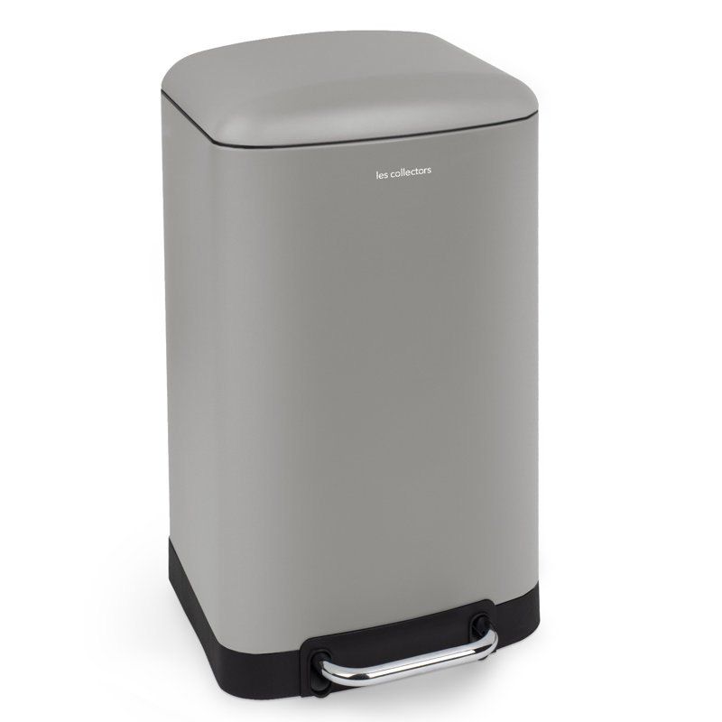 Abfalleimer mit Fußpedal, Light Grey, 40 L