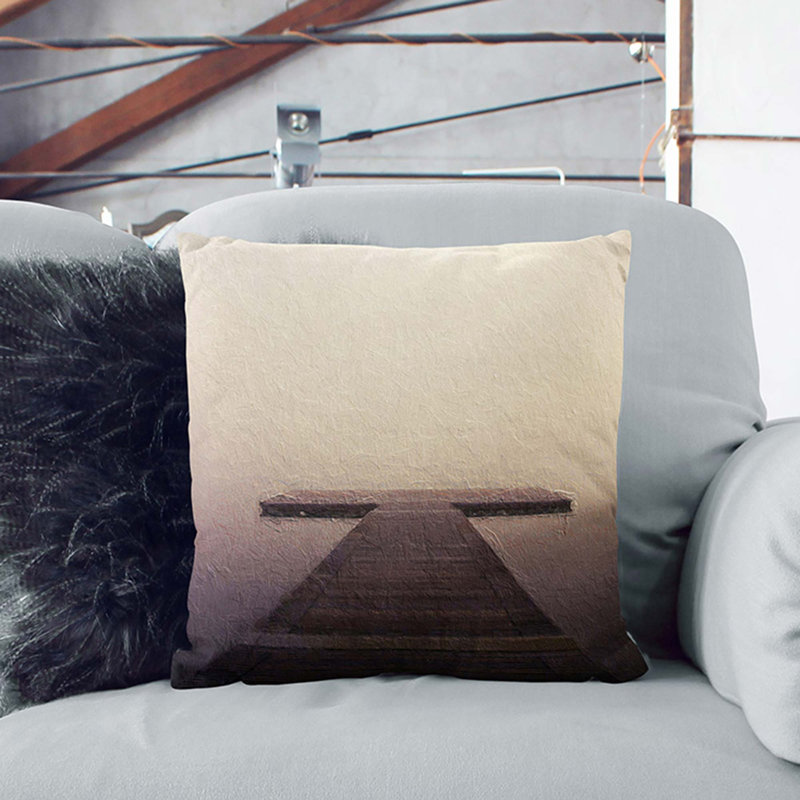 Square Throw Cushion, 55cm H x 55cm W x 20cm D