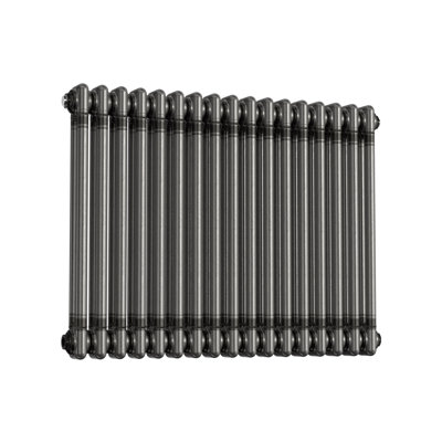 iBathUK Helena MKII Raw Metal 2 column radiator-Raw Metal