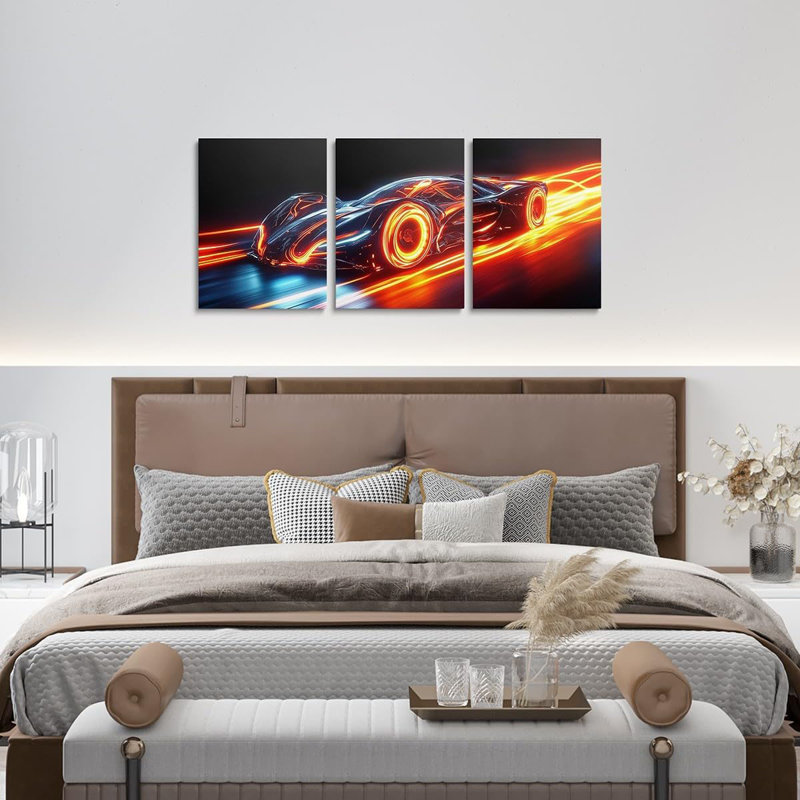 3 Piece Wrapped Canvas Print