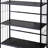 4-Tier Metal Standing Book Shelf, Living Room Shelving Unit-2019161648