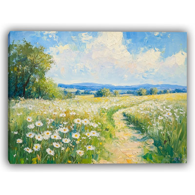 Impression sur toile, "Daisy Trail"