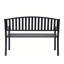 Banc de jardin extérieur en métal