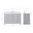 54.25'' Single Bathroom Vanity with Carrara Quartz Top-94668897-94668898