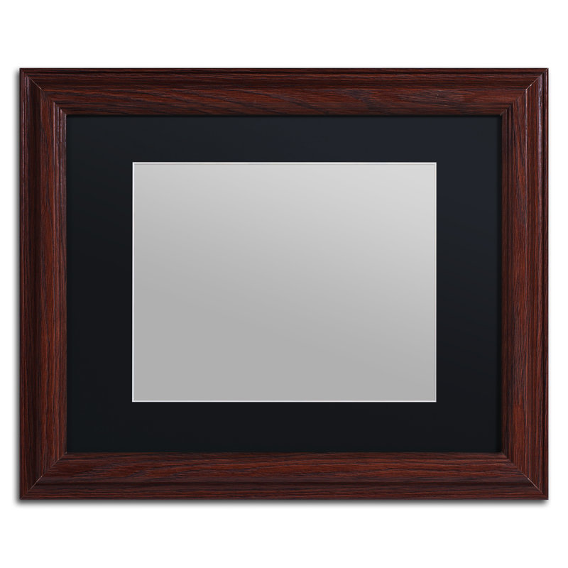 Traditional, 13.75" H x 16.75" W x 0.75" D, Wood Framed, Black