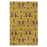 Flatweave Wool Ikat Area Rug in Multi