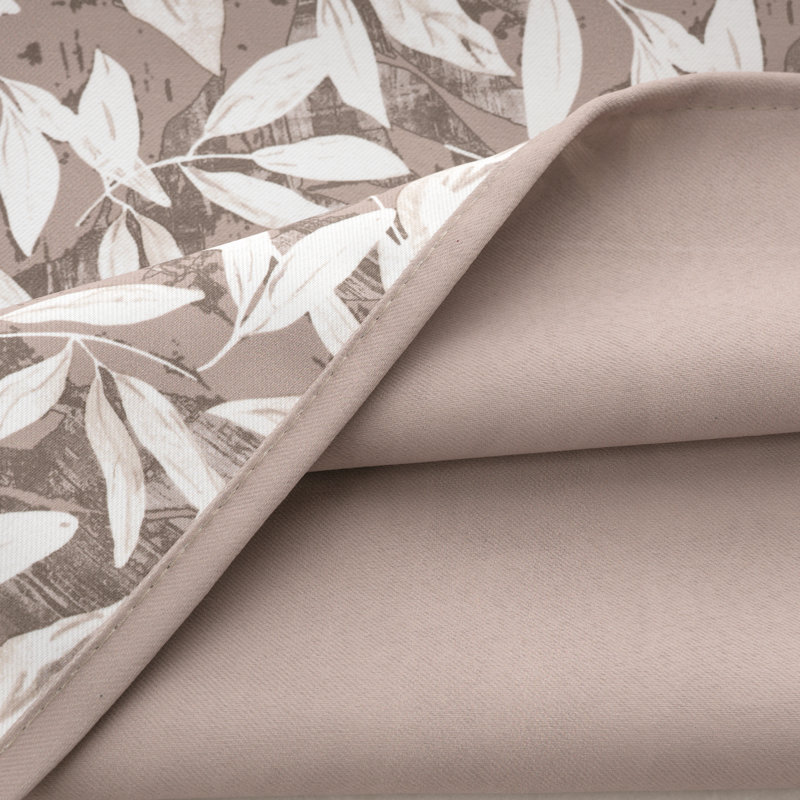 Rideau obscurcissant réversible Marina, Taupe, L 52 po x L 95 po