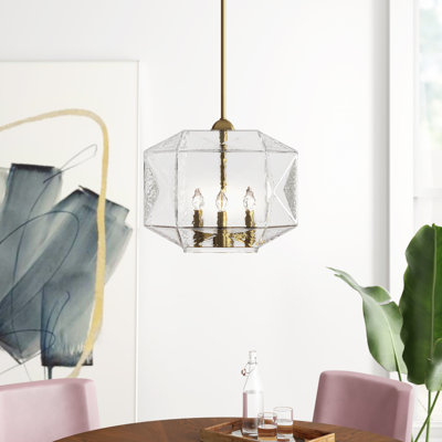 Luminaire suspendu géométrique à 3 lumières Iroha