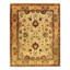 Agra Wool Oriental Area Rug in Beige