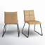 Chaise d'appoint rembourrée en similicuir Tarin-1315719325