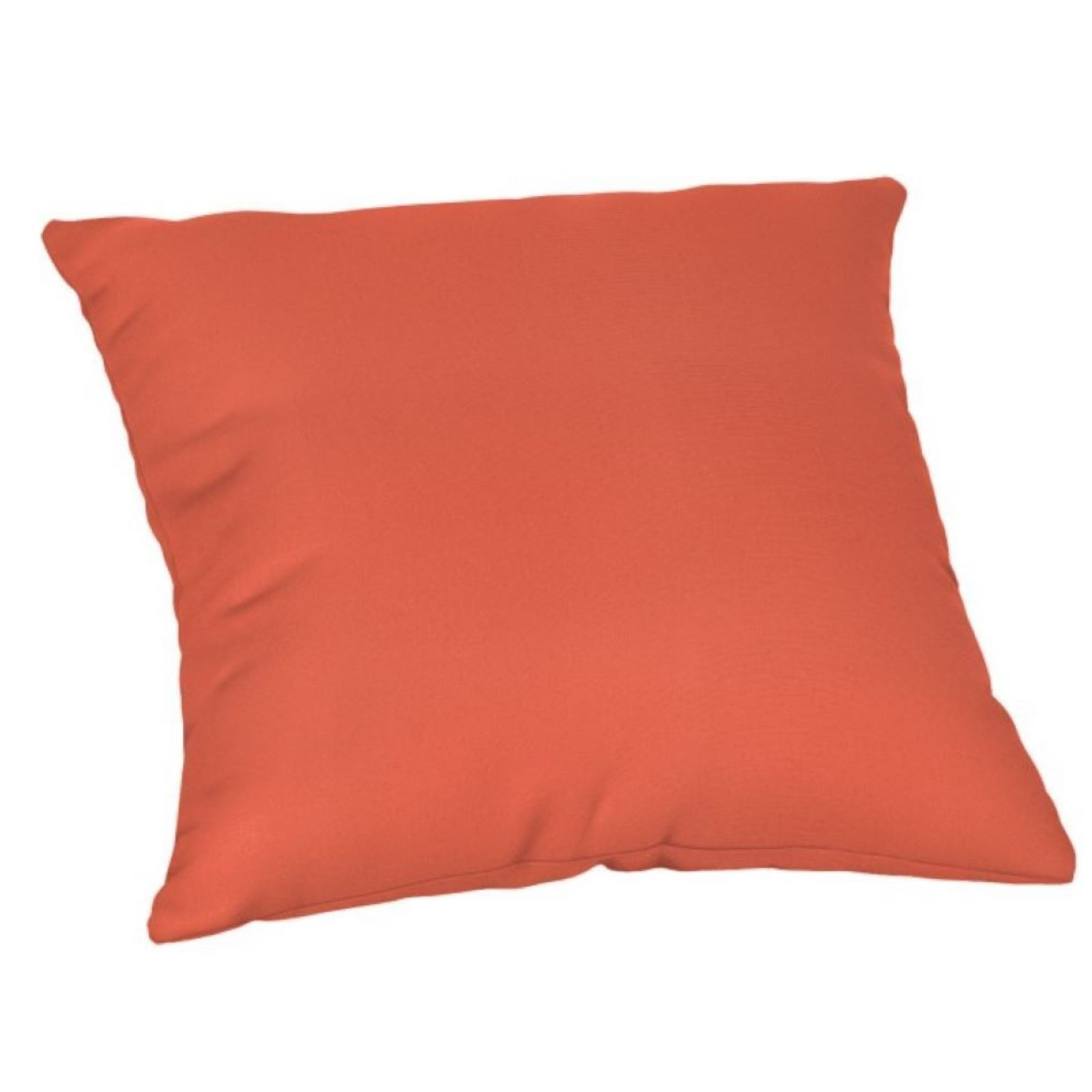 Sunbrella® Throw Pillow, 18"H x 18"W, Canvas Melon Sunbrella®