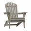 Ensemble de 2 chaises Adirondack pliantes en bois pour l'extérieur avec chaise de patio en bois pré-assemblée pour terrasse