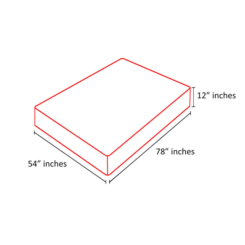 Housse de protection pour matelas en PVC imperméable de 12 po de profondeur avec fermeture à glissière, Double