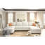 Grand canapé modulaire moderne, canapé modulaire en U avec fonction de rangement, canapé-lit de 123 po avec repose-pieds, méridienne modulaire à 6 places pour salon, chenille