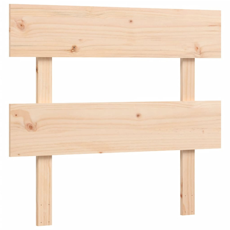 Bed Frame with Headboard, European Double (140 x 200cm), Brown
