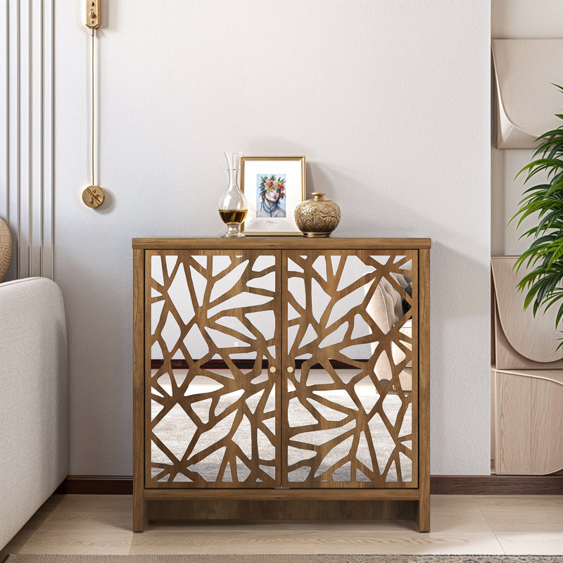 LYRA 2 Door Sideboard, Knotty Oak