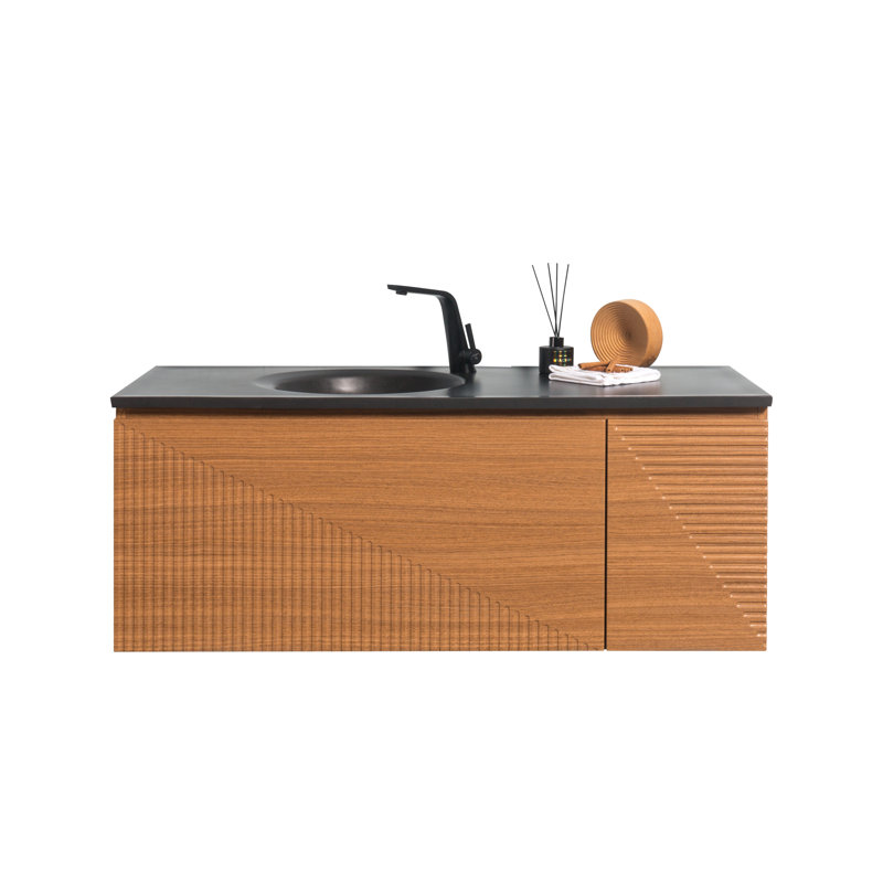 Ensemble de meuble-lavabo mural simple 47 po