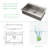 Mocoloo 33" L x 22" W Drop-In Workstation Kitchen Sink Handmade Single Bowl Stainless Steel Topmount Kitchen Sink