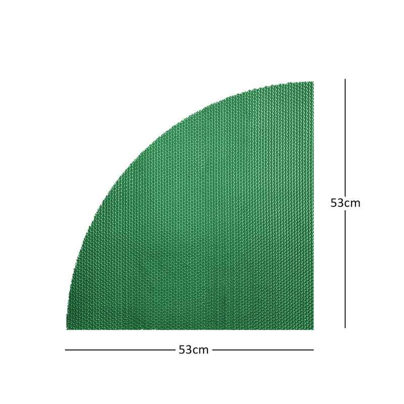 SMAT Plastic / Acrylic Shower Mat, Blue/Green