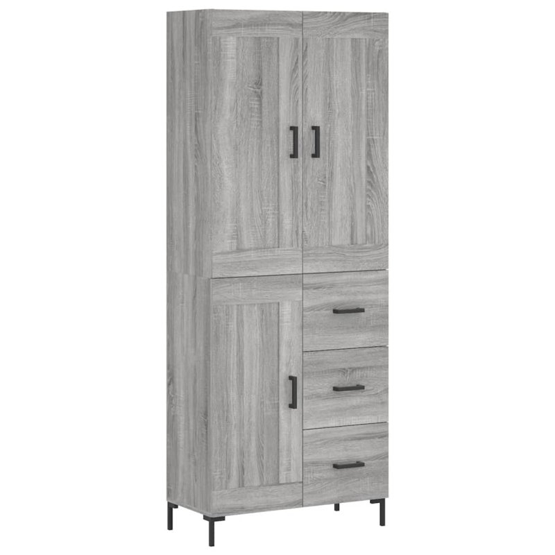69.5cm Sideboard, Grey Sonoma
