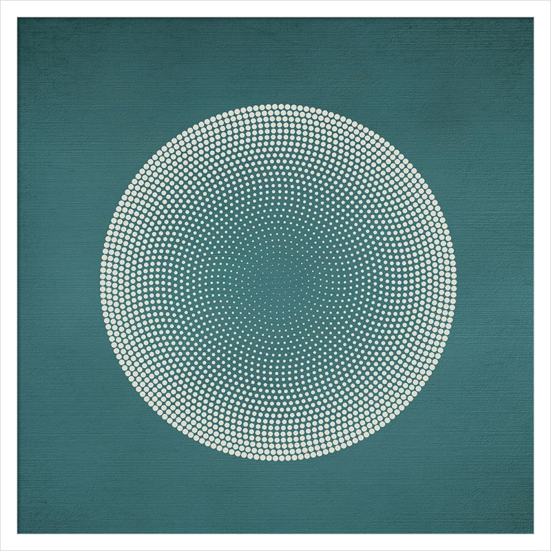 Circles by Incado, 25" H x 25" W x 1" D, White