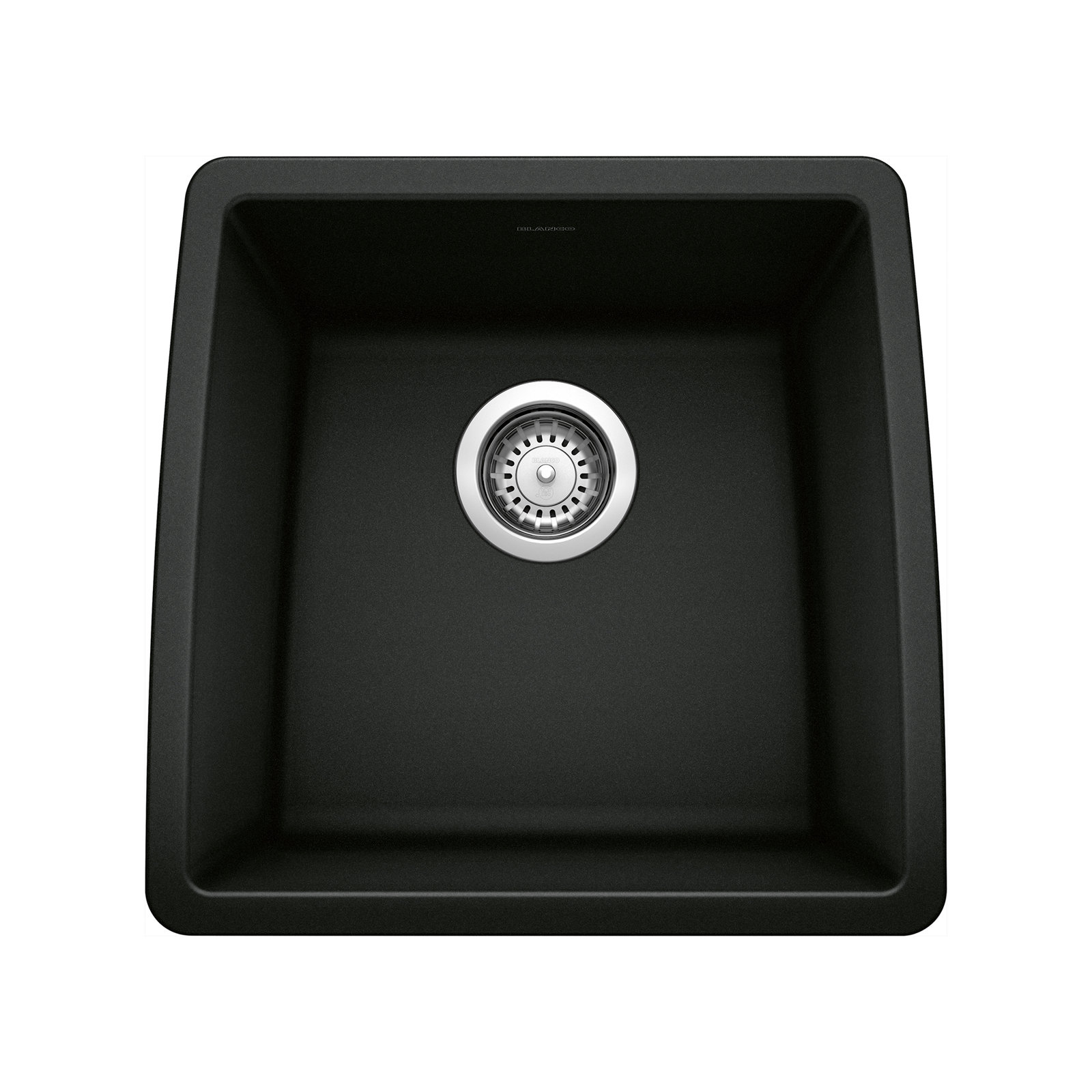 Performa SILGRANIT 17" Undermount Bar Sink, Coal Black