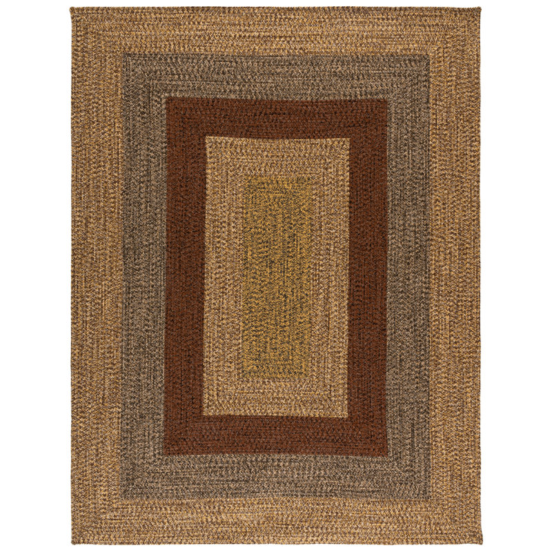 Welling Woven Performance Machine Washable Performance Chevron Indoor/Outdoor Area Rug, Rectangle 8' x 10'