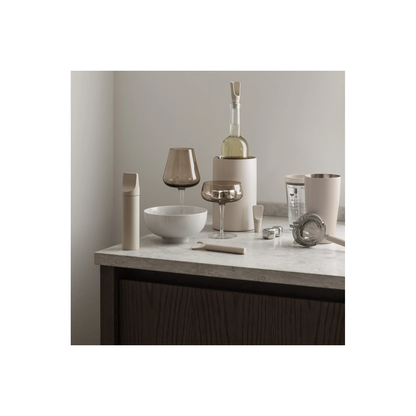 LOUNGE Ice Cube Chiller Set Stainless Steel