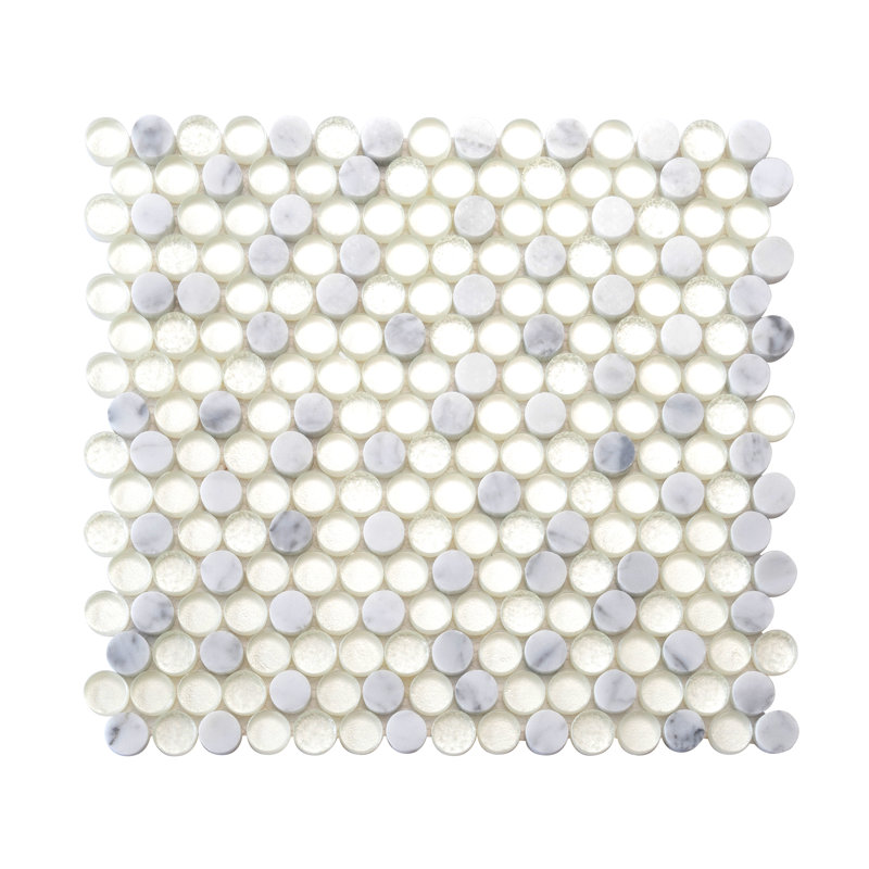 12" x 12" Penny Round Wall & Floor Tile