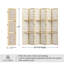 Paravent 6 panneaux de style japonais avec tablettes, couleur bois-1097028757-1097028756