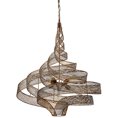 Lustre géométrique unique à 8 lumières Flow