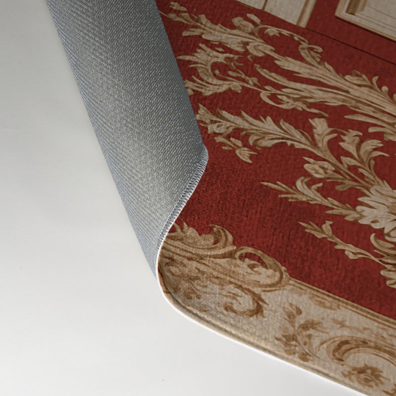 Tapis d'intérieur et d'extérieur brun français, Rectangulaire 3 pi x 5 pi