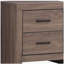 Table de chevet 2 tiroirs Brantford-715238819