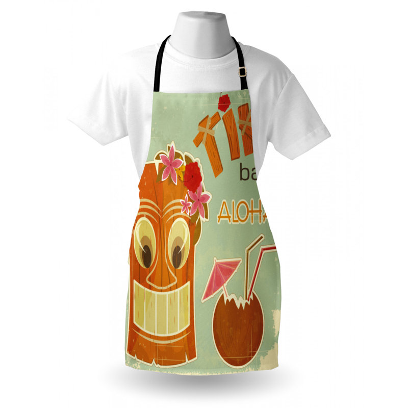 Tablier de bar tiki